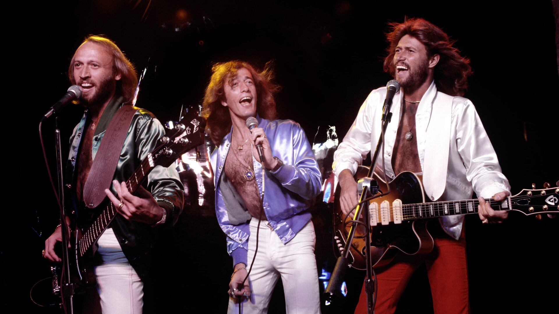 Bee Gees performs "And the Sun Will Shine"